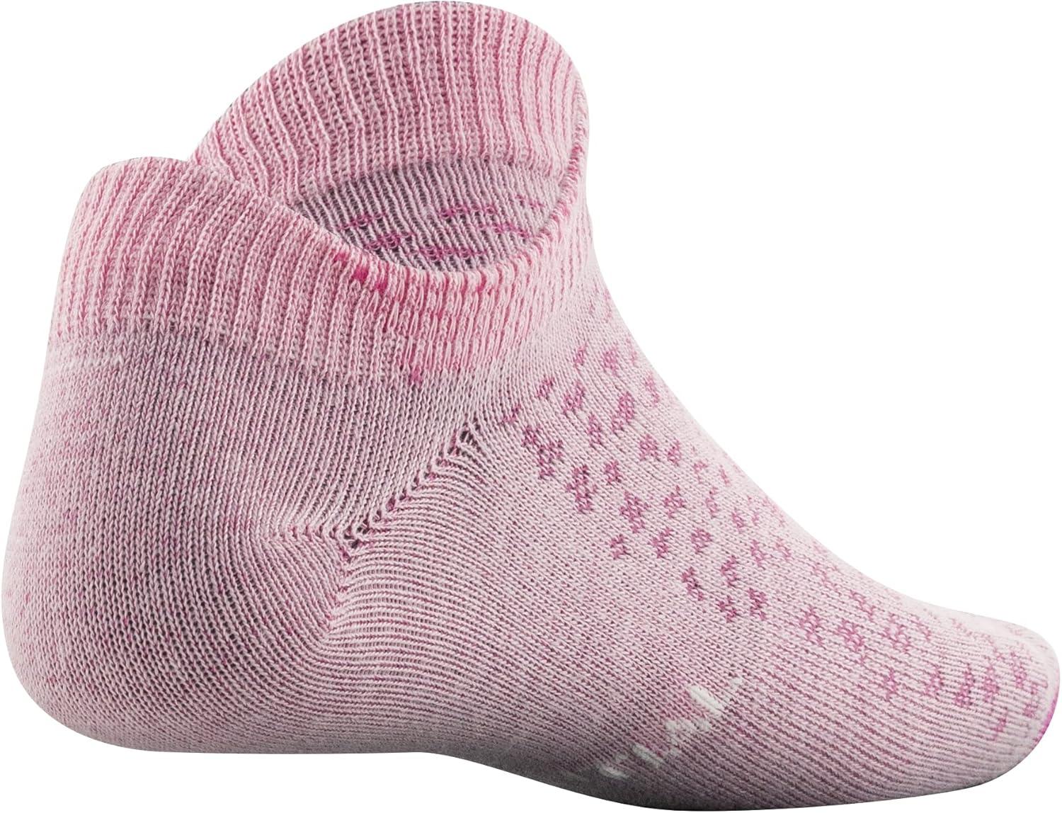 imageUnder Armour unisexchild Essential 20 Lightweight No Show Socks 6pairsSocksPink Sugar Assorted