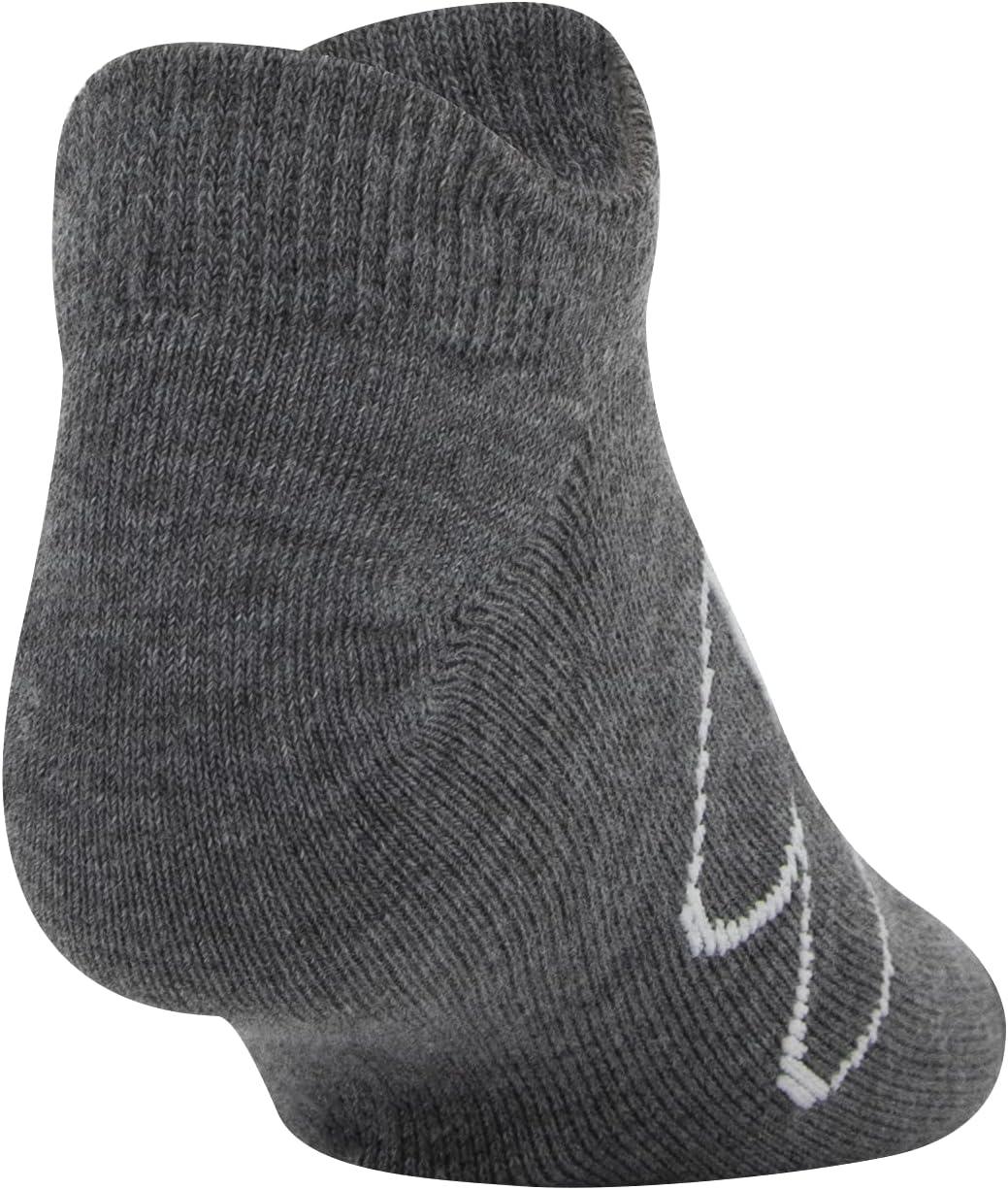 imageUnder Armour unisexchild Essential 20 Lightweight No Show Socks 6pairsSocksPitch Gray Assorted