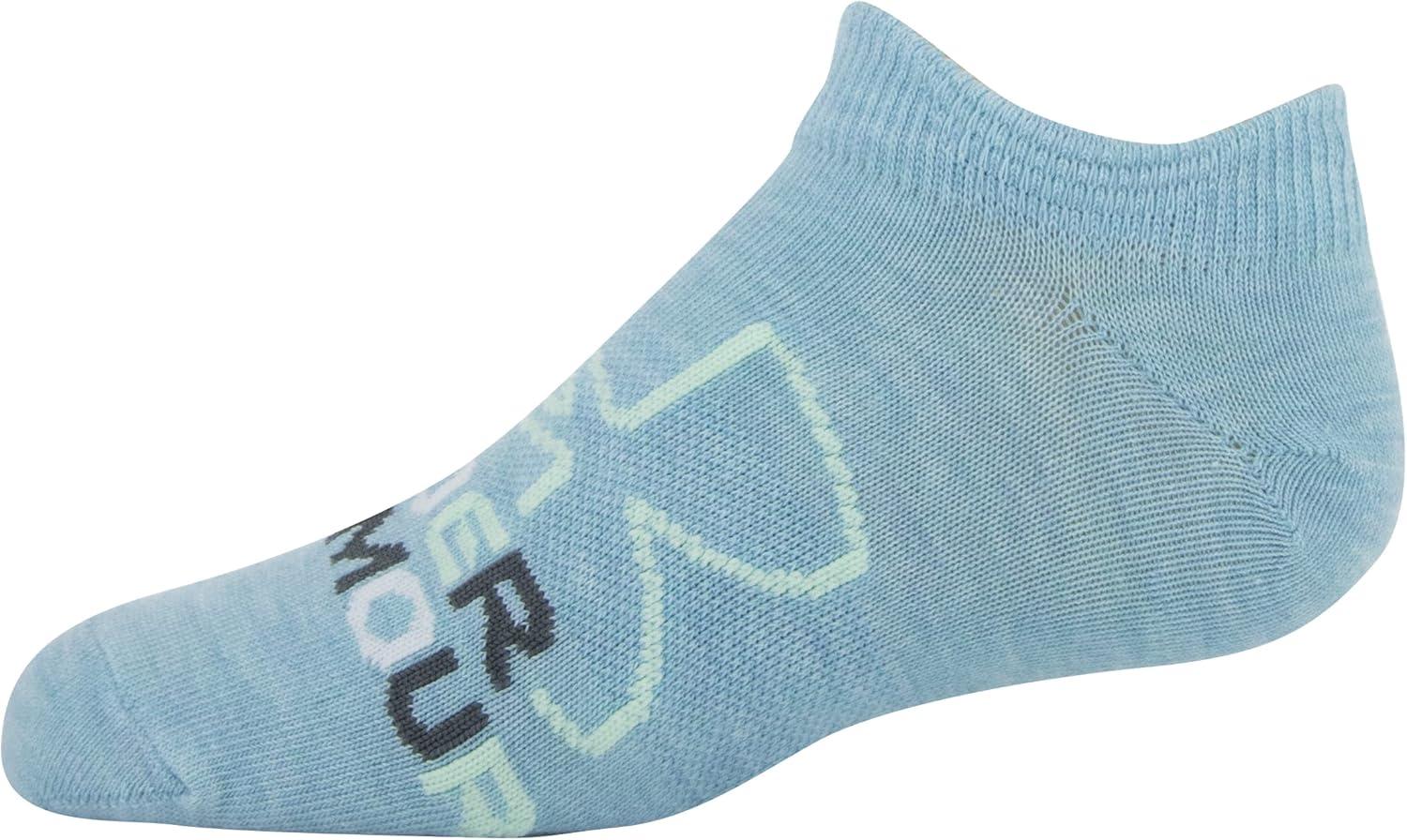 imageUnder Armour unisexchild Essential 20 Lightweight No Show Socks 6pairsSocksSky BlueAssorted