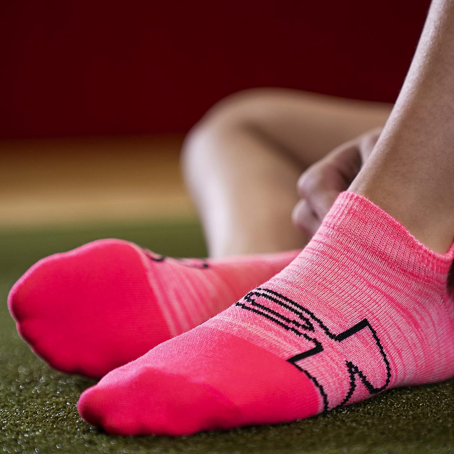 imageUnder Armour unisexchild Essential 20 Lightweight No Show Socks 6pairsSocksStellar Pink Assorted