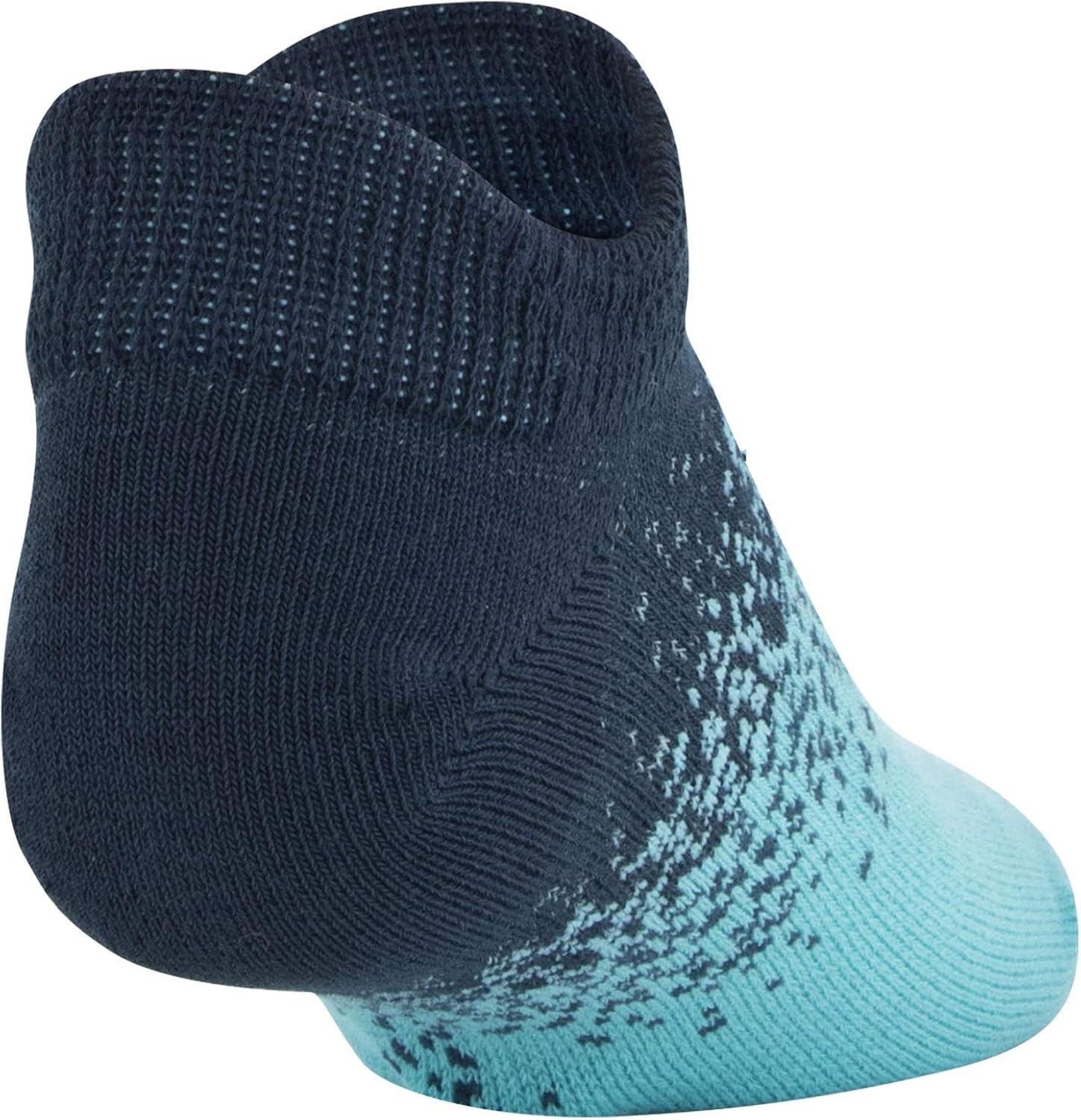 imageUnder Armour unisexchild Essential 20 Lightweight No Show Socks 6pairsSocksWhiteBlue Dip