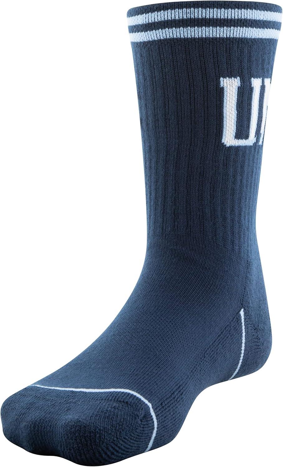 imageUnder Armour unisexchild Phenom Crew Socks 3pairsAcademy Assorted