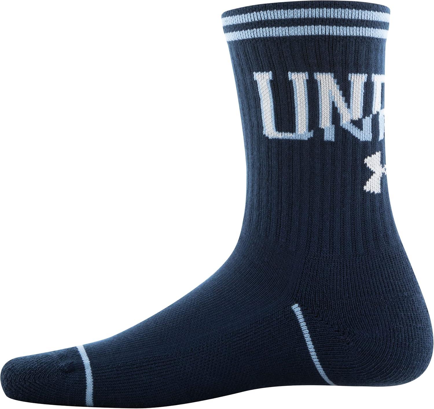 imageUnder Armour unisexchild Phenom Crew Socks 3pairsAcademy Assorted