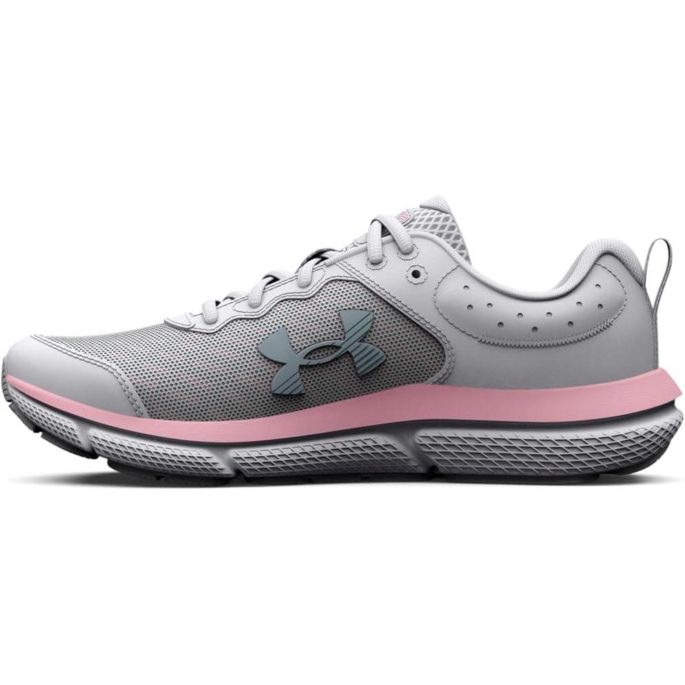 imageUnder Armour Boys Grade School Assert 10100 Halo GrayPink SugarIridescent
