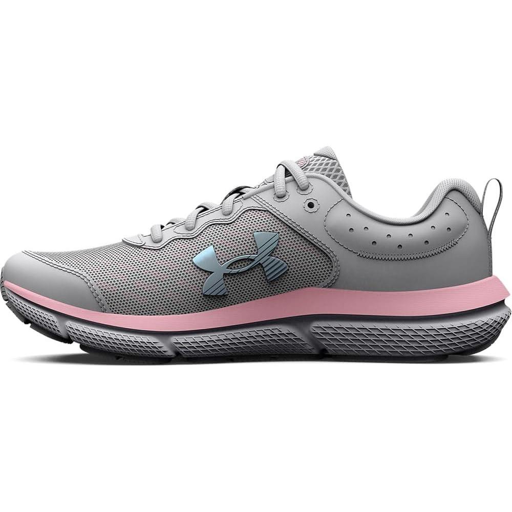 imageUnder Armour Boys Grade School Assert 10102 Halo GrayPink SugarIridescent