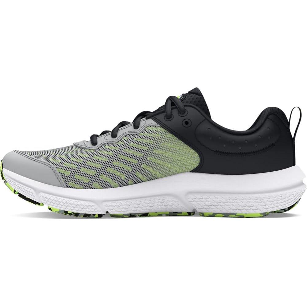 imageUnder Armour Boys Grade School Assert 10102 Mod GrayBlackHigh Vis Yellow