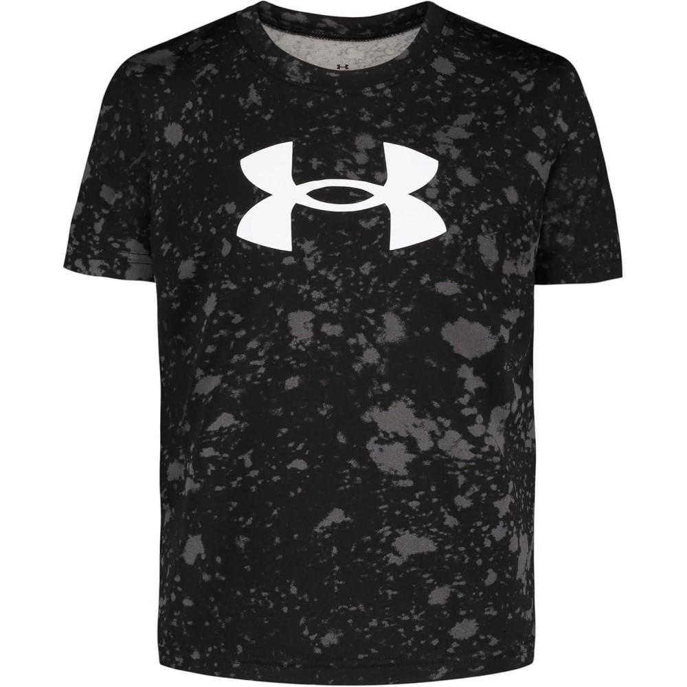 imageUnder Armour Boys Shirt Crewneck Lightweight and BreathableAnthracite Print