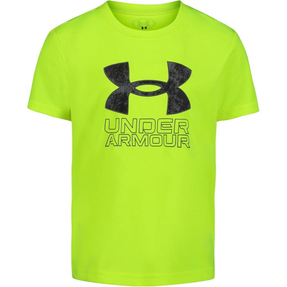 imageUnder Armour Boys Shirt Crewneck Lightweight and BreathableHivisCamo Logo