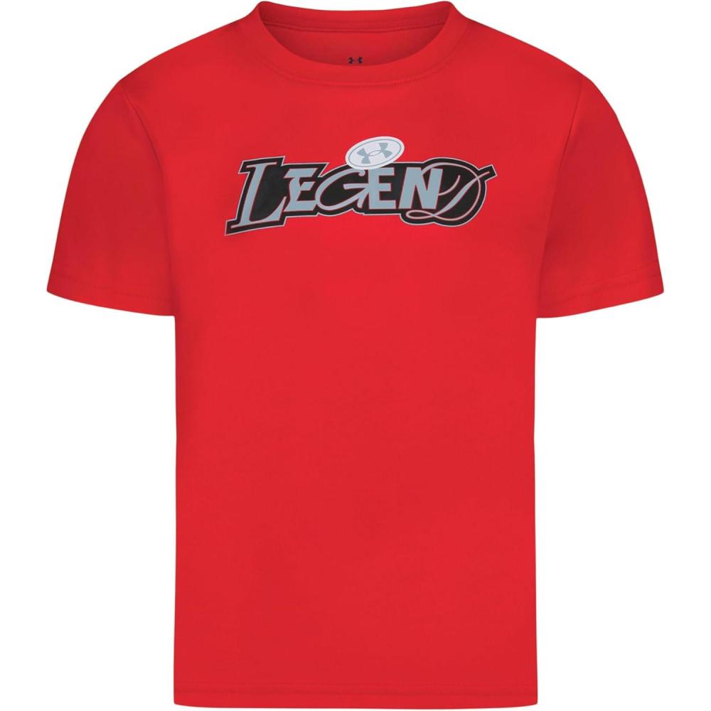 imageUnder Armour Boys Shirt Crewneck Lightweight and BreathableRed Legend