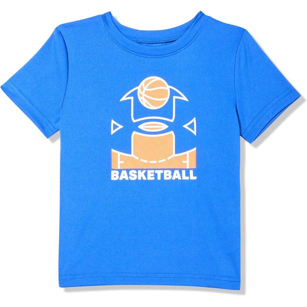 imageUnder Armour Boys Shirt Crewneck Lightweight and BreathableTeam Royal  Basketball Ss