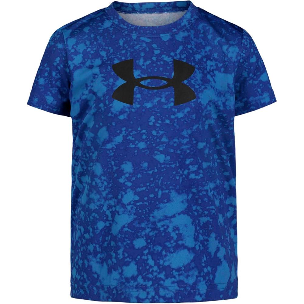imageUnder Armour Boys Shirt Crewneck Lightweight and BreathableTeam Royal Print