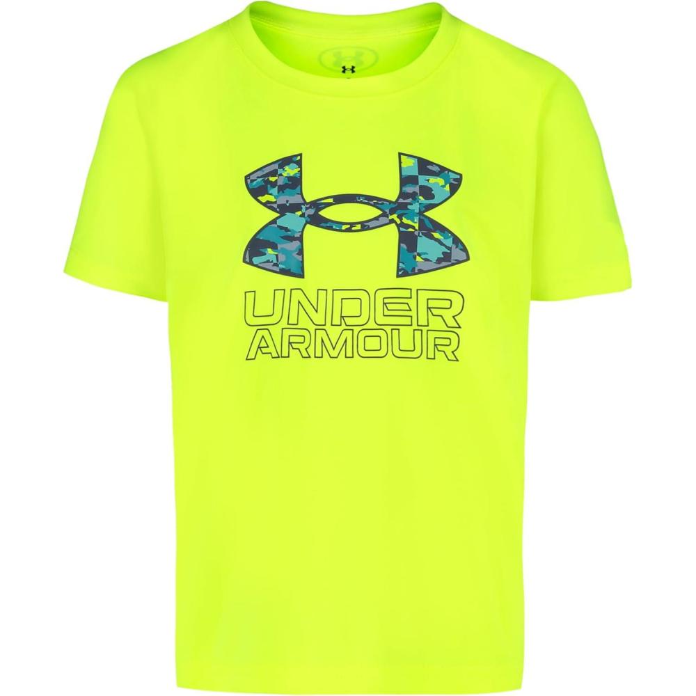 imageUnder Armour Boys Shirt Crewneck Lightweight and BreathableYellow Shapeshift