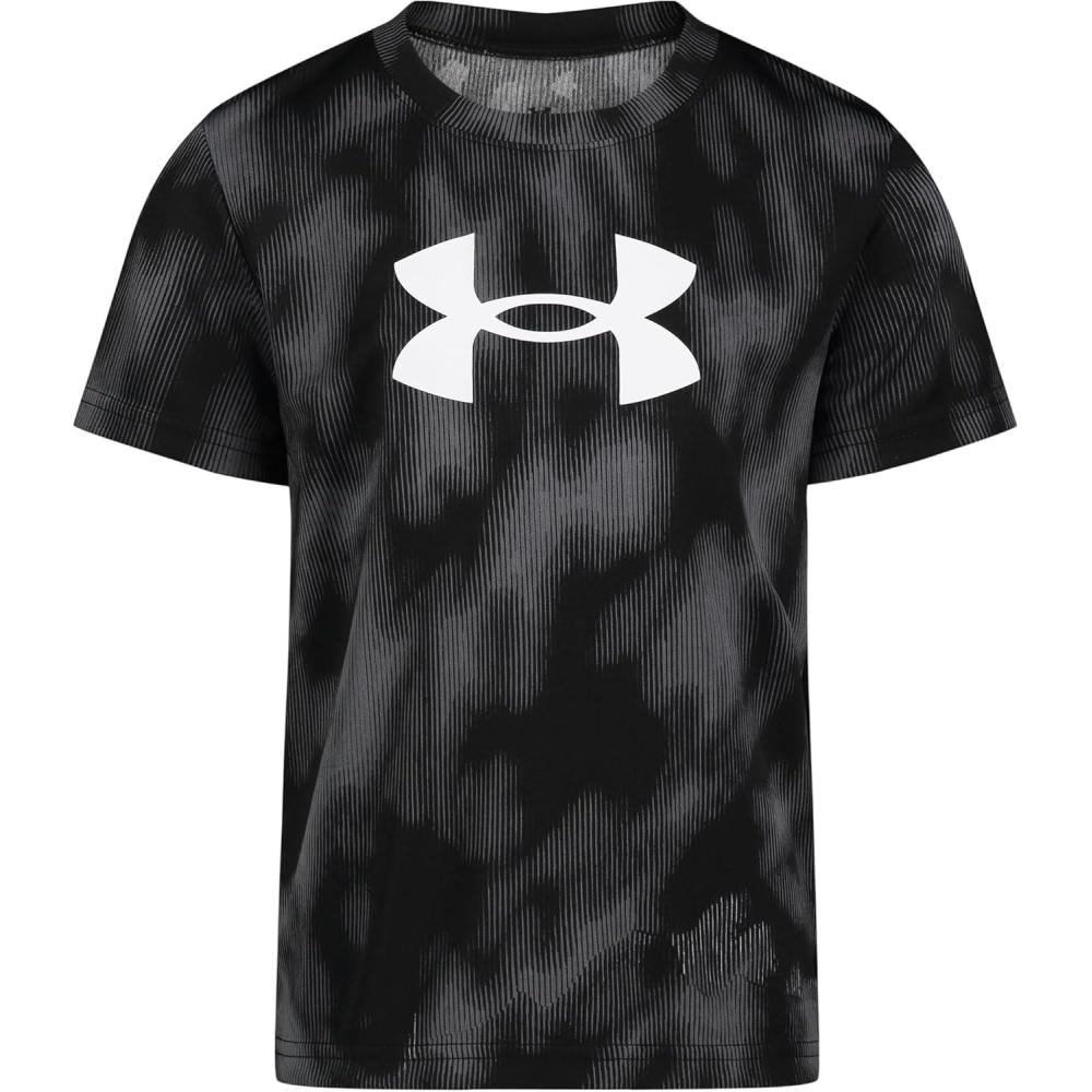 imageUnder Armour Boys Short Sleeve Shirt Crewneck Lightweight and BreathableBlack Etch