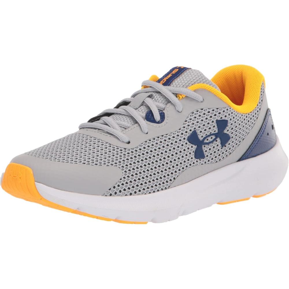 imageUnder Armour Boys Surge 3 Running Shoe102 Mod GrayBauhaus BlueBauhaus Blue