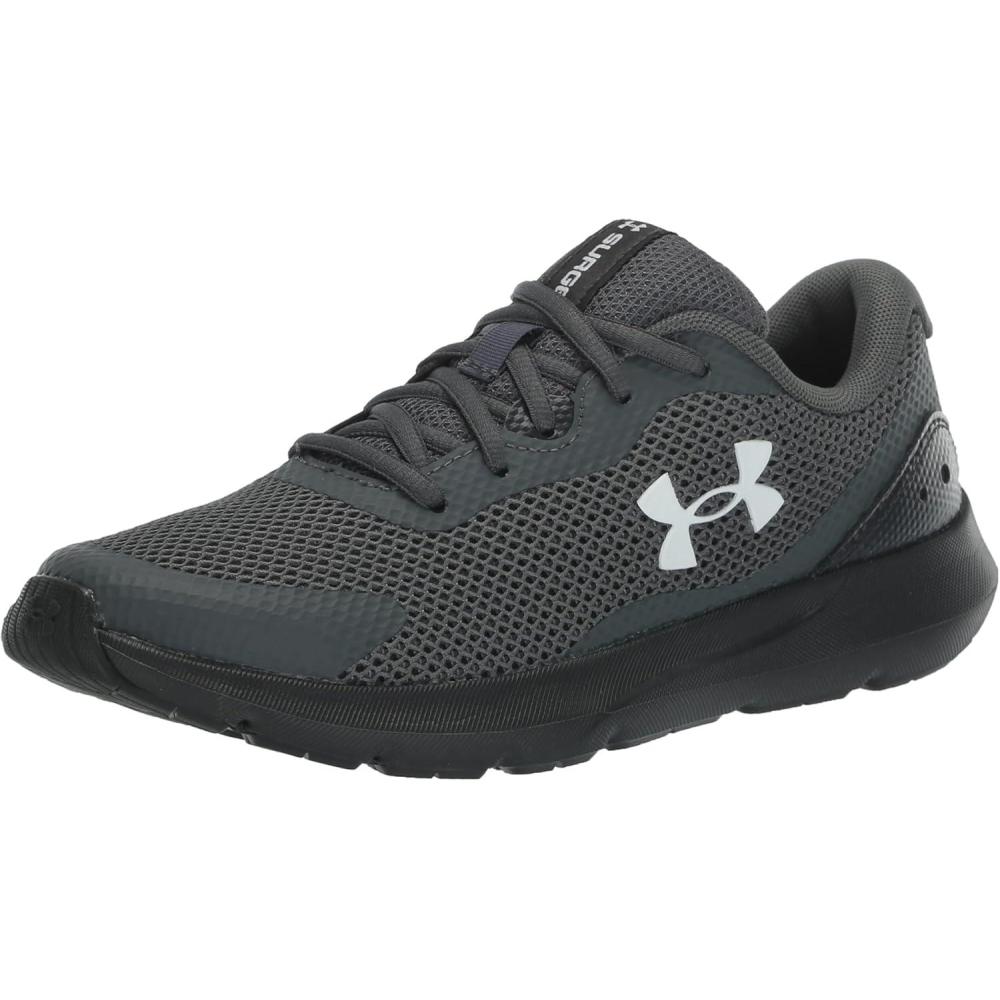 imageUnder Armour Boys Surge 3 Running Shoe103 Pitch GrayJet GrayWhite