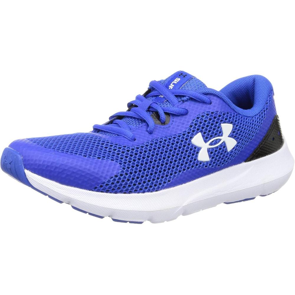 imageUnder Armour Boys Surge 3 Running Shoe400 Versa BlueBlackWhite