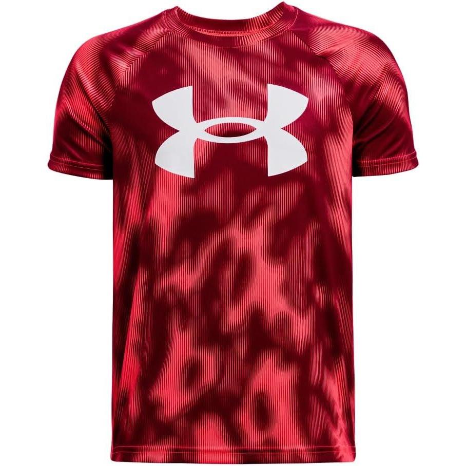 imageUnder Armour Boys Tech Big Logo Printed ShortSleeve TShirt629 Beta   White