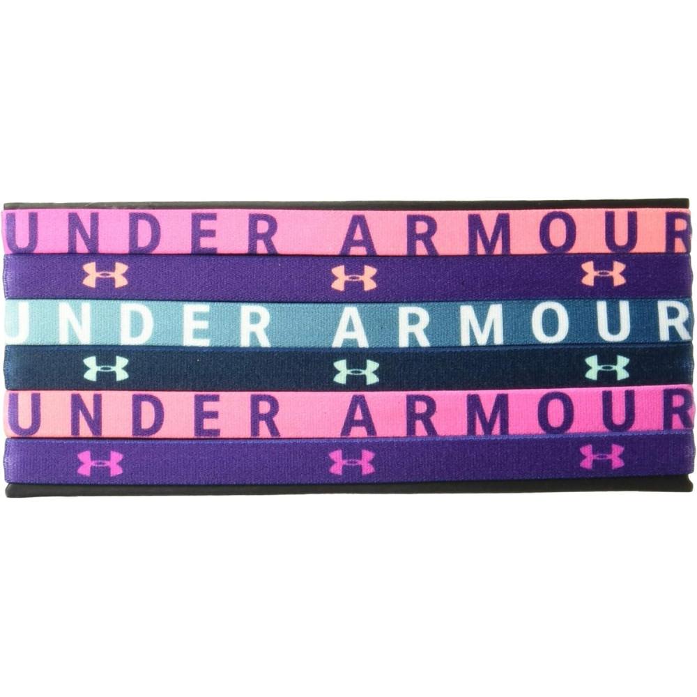 imageUnder Armour Girls Graphic Headbands 6PackFluo Fuchsia 565Purple