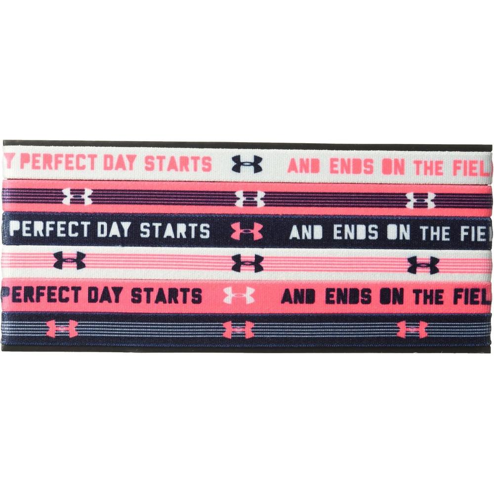 imageUnder Armour Girls Graphic Headbands 6PackWhite 103Academy Blue