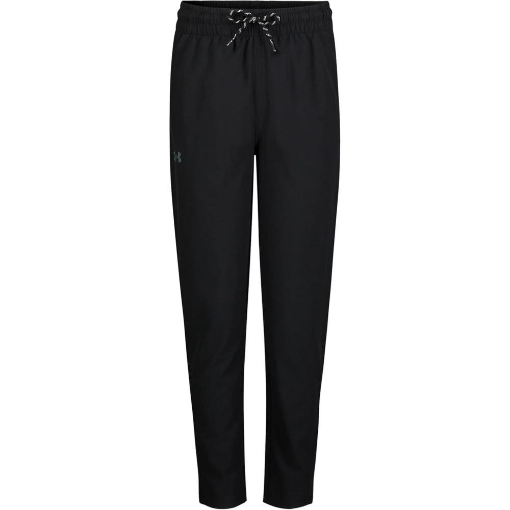 imageUnder Armour Girls Outdoor Pants Lightweight 4Way Stretch Fabric ampamp Drawstring ClosureBlack Stretch Tech