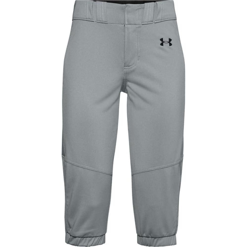 imageUnder Armour Girls Utility Pro Softball PantsBaseball Gray 075Black