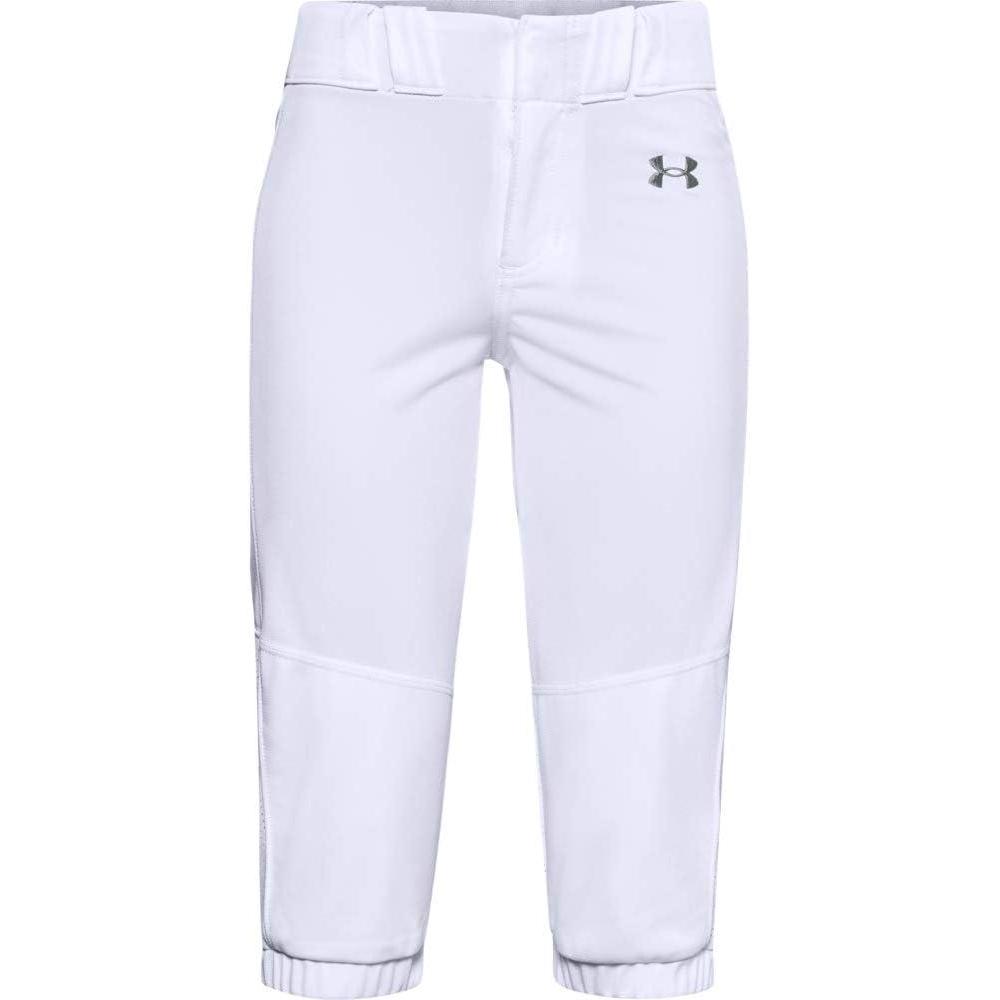 imageUnder Armour Girls Utility Pro Softball PantsWhite 100Baseball Gray