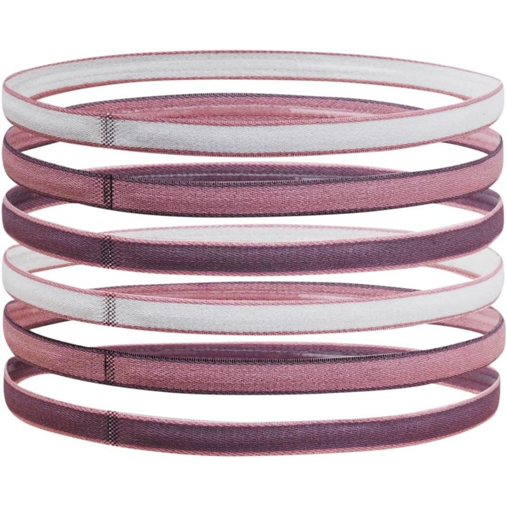 imageUnder Armour Womens Mini Athletic Headbands 6Pack697 Pink Elixir  Misty Purple  Misty Purple