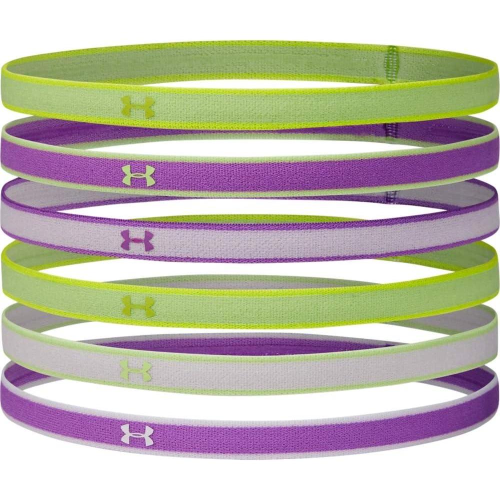 imageUnder Armour Womens Mini Athletic Headbands 6PackExotic Bloom 568Crystal Lilac