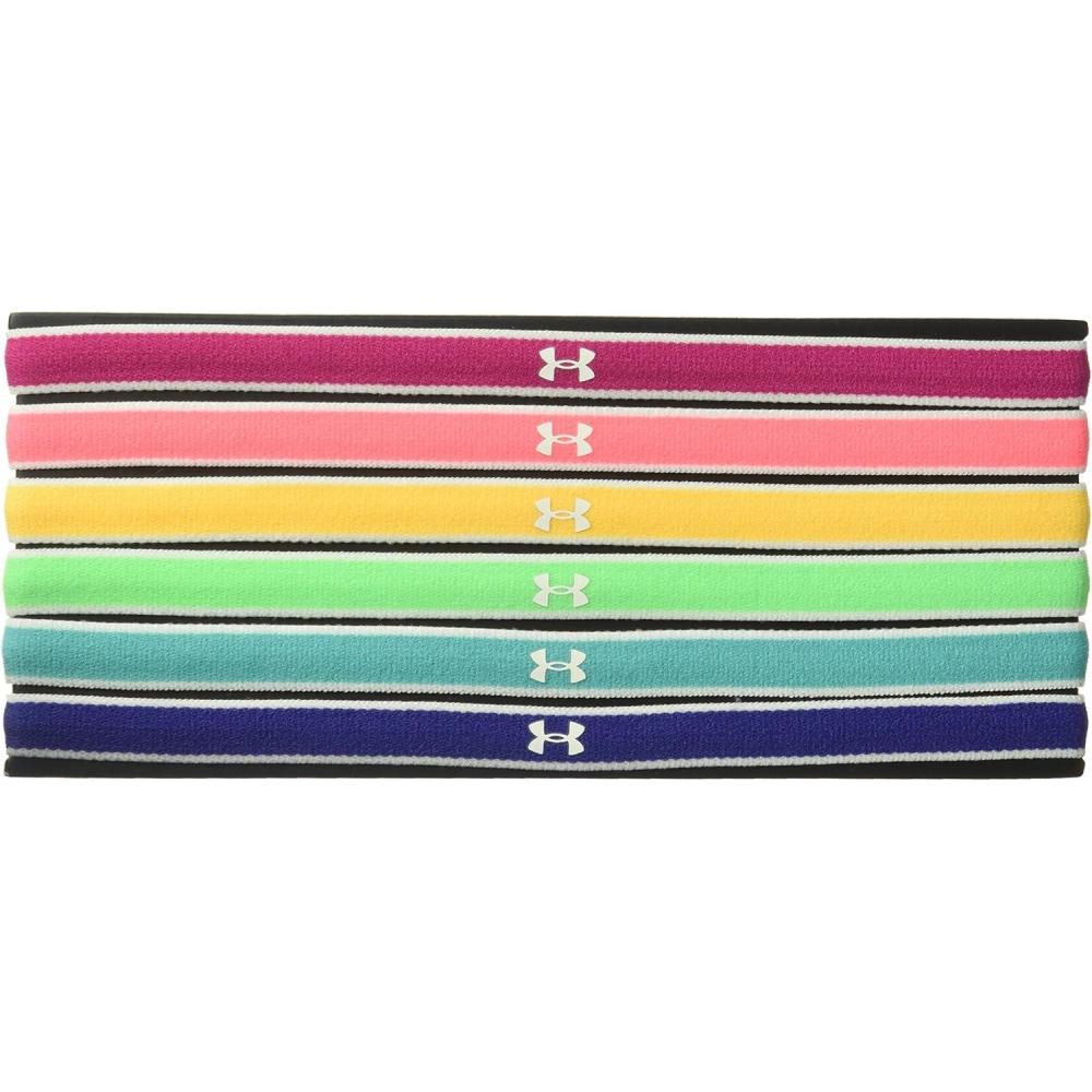 imageUnder Armour Womens Mini Athletic Headbands 6PackTropic Pink 654White