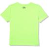 imageUnder Armour Boys Classic Core Logo TShirt Wordmark Print ampamp Baseball Designs Crew NeckHyper Green  Tech Logo Fill Ss