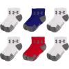 imageUnder Armour Boys Multi Pack Quarter SockRed Tech