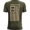 imageUnder Armour Boys New Freedom Flag TShirtMarine Od Green 390Desert Sand