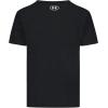 imageUnder Armour Boys Shirt Crewneck Lightweight and BreathableBlack Tech Wordmark