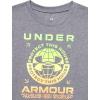 imageUnder Armour Boys Shirt Crewneck Lightweight and BreathableCastlerock  Rave Logo Ss