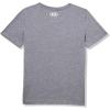 imageUnder Armour Boys Shirt Crewneck Lightweight and BreathableCastlerock  Rave Logo Ss