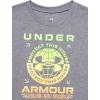 imageUnder Armour Boys Shirt Crewneck Lightweight and BreathableCastlerock  Rave Logo Ss