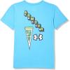 imageUnder Armour Boys Shirt Crewneck Lightweight and BreathableEther Blue  Lets Go Ss