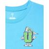 imageUnder Armour Boys Shirt Crewneck Lightweight and BreathableEther Blue  Lets Go Ss