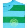imageUnder Armour Boys Shirt Crewneck Lightweight and BreathableEther Blue  Printed Stripe Ss