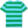 imageUnder Armour Boys Shirt Crewneck Lightweight and BreathableEther Blue  Printed Stripe Ss