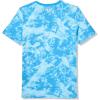 imageUnder Armour Boys Shirt Crewneck Lightweight and BreathableEther Blue Half Tone Logo