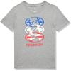 imageUnder Armour Boys Shirt Crewneck Lightweight and BreathablePitch Gray  Freedom Icon Flag Ss