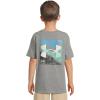 imageUnder Armour Boys Shirt Crewneck Lightweight and BreathablePitch Gray Mountain