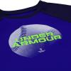 imageUnder Armour Boys Shirt Crewneck Lightweight and BreathableRoyal Baseball Raglan Tee