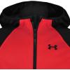 imageUnder Armour Boys Sim Softshell Jacket Hooded with Zipper Closure WaterResistant ampamp LightweightRed