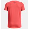 imageUnder Armour Boys Sportstyle Left Chest ShortSleeve TShirt691 Venom Red   Black