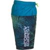 imageUnder Armour Boys Swim Trunk Shorts Lightweight ampamp Water Repelling Quick Dry MaterialCerulean Palm