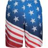 imageUnder Armour Boys Swim Trunk Shorts Lightweight ampamp Water Repelling Quick Dry MaterialWhite Tilted Flag