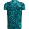 imageUnder Armour Boys Tech Big Logo Printed ShortSleeve TShirt449 Hydro Teal   High Vis Yellow