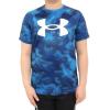imageUnder Armour Boys Tech Big Logo Printed ShortSleeve TShirt471 Blue Mirage   White
